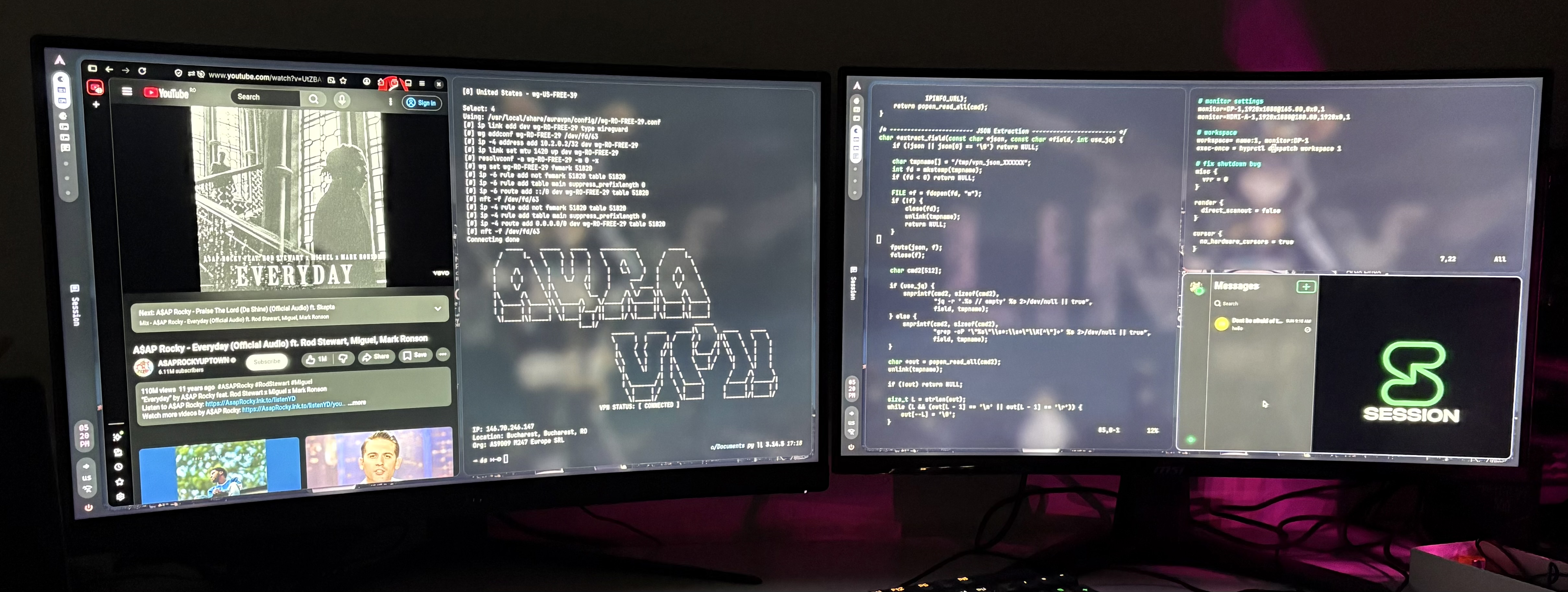 Arch + Hyprland