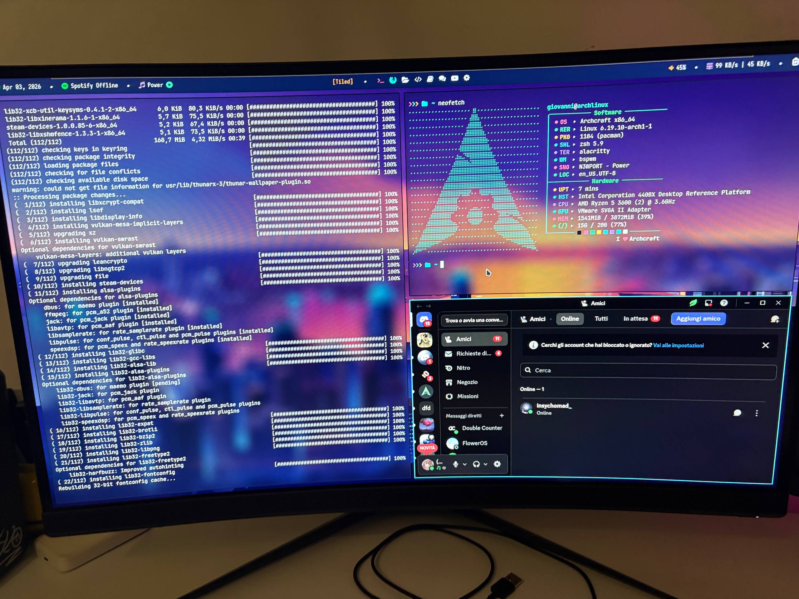 Archcraft su VBOX
