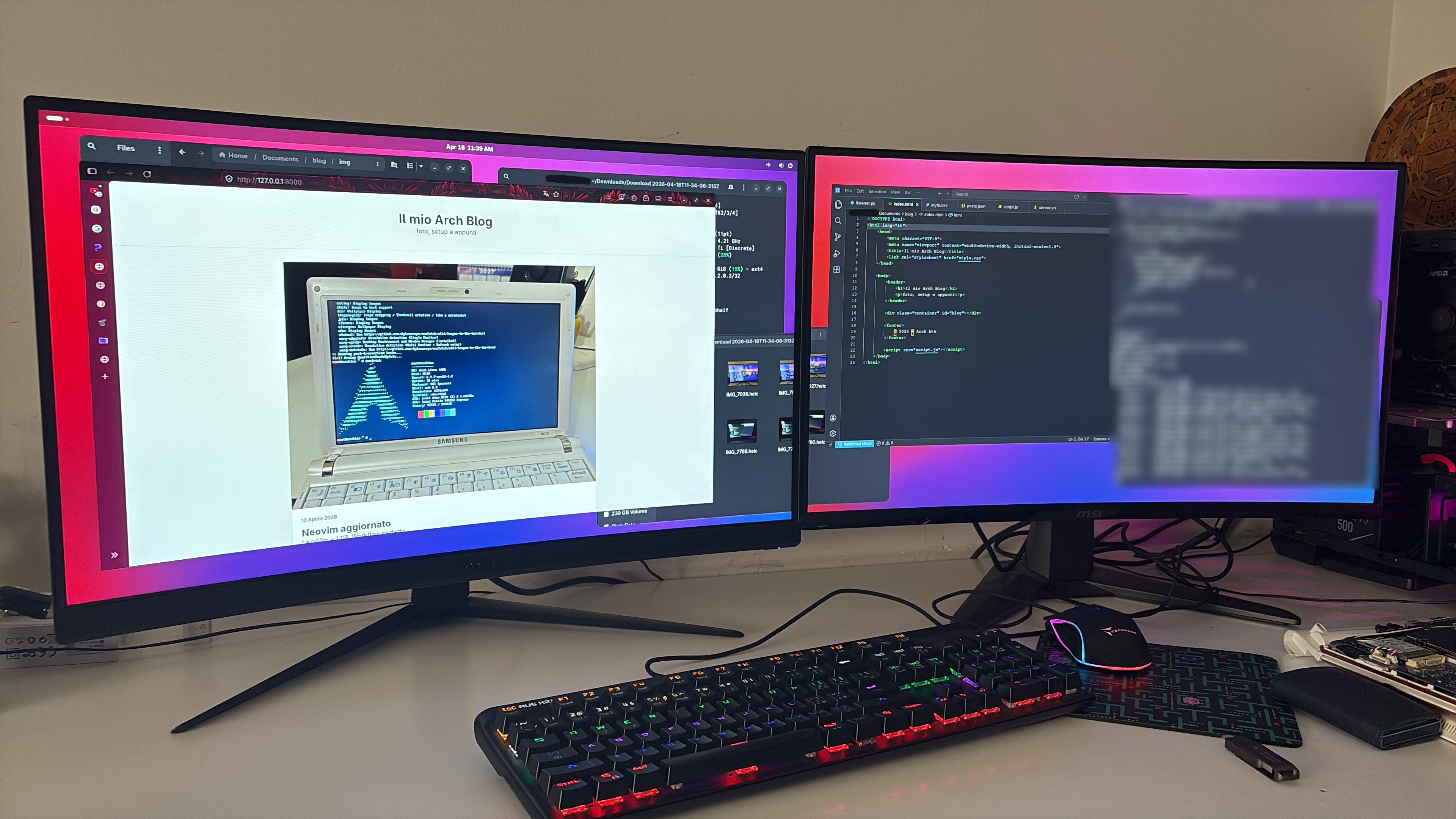 Arch + GNOME